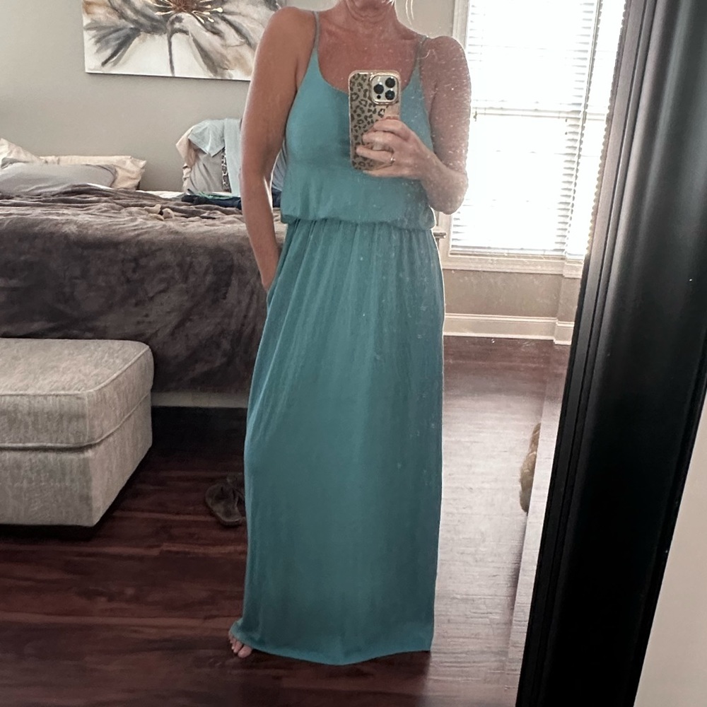 Teal Maxi Dress